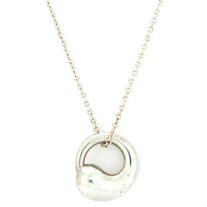 Tiffany Co Elsa Peretti Eternal Circle Silver Pendant